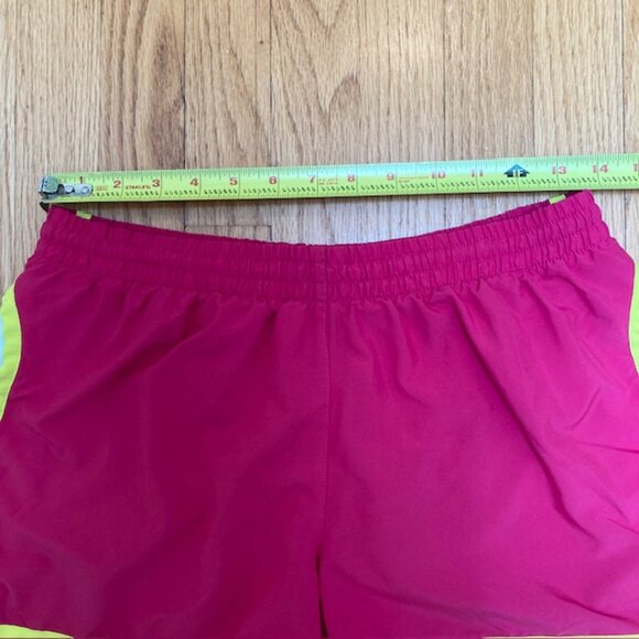 Adidas Pink, white and neon yellow running shorts Size S - Picture 5 of 8